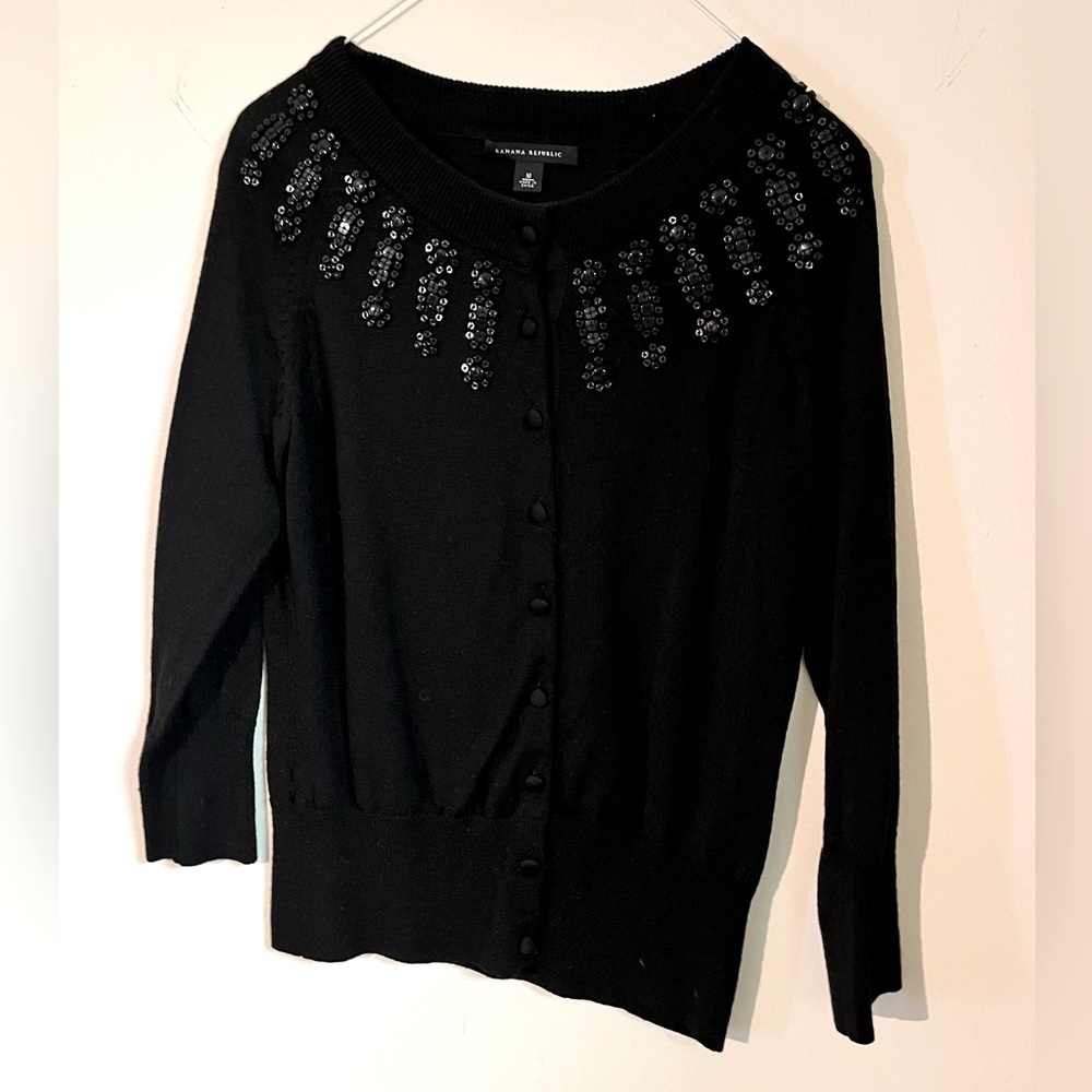 Banana Republic Black Cardigan